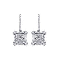 0.82 Carat Diamond Baguette Earrings