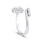 0.29 Carat Diamond Baguette Ring