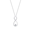 0.10 Carat Diamond Infinity Necklace