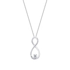 0.10 Carat Diamond Infinity Necklace