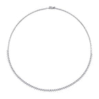 3.21 Carat Diamond Tennis Neckband