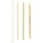 Gold Stone Nail Bracelet