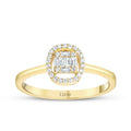 0.17 Carat Diamond Baguette Ring