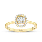 0.17 Carat Diamond Baguette Ring