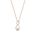 0.11 Carat Diamond Infinity Necklace