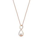 0.11 Carat Diamond Infinity Necklace
