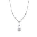 1.20 Carat Diamond Baguette Necklace