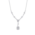 1.20 Carat Diamond Baguette Necklace