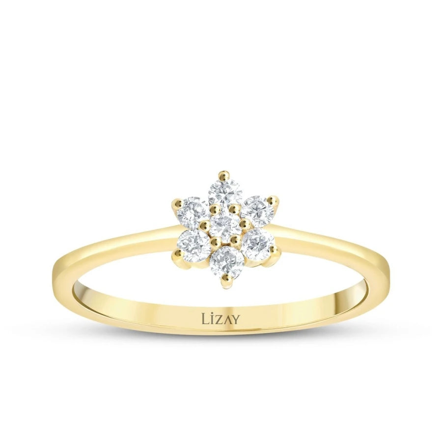 0.97 Carat Diamond Flower Set