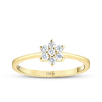 0.97 Carat Diamond Flower Set
