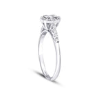 0.41 Carat Diamond Baguette Ring