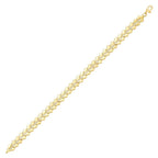 Gold Stone Triangle Bracelet