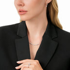 0.33 Carat Diamond Baguette Necklace