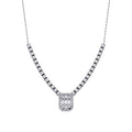 1.02 Carat Diamond Baguette Necklace