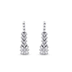 0.50 Carat Diamond Baguette Earrings