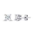 0.90 Carat Diamond Solitaire Earrings