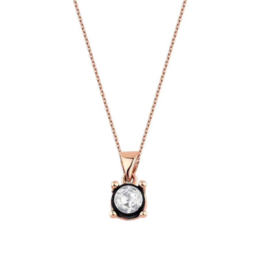 0.15 Carat Diamond Solitaire Necklace