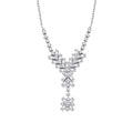 0.45 Carat Diamond Baguette Necklace