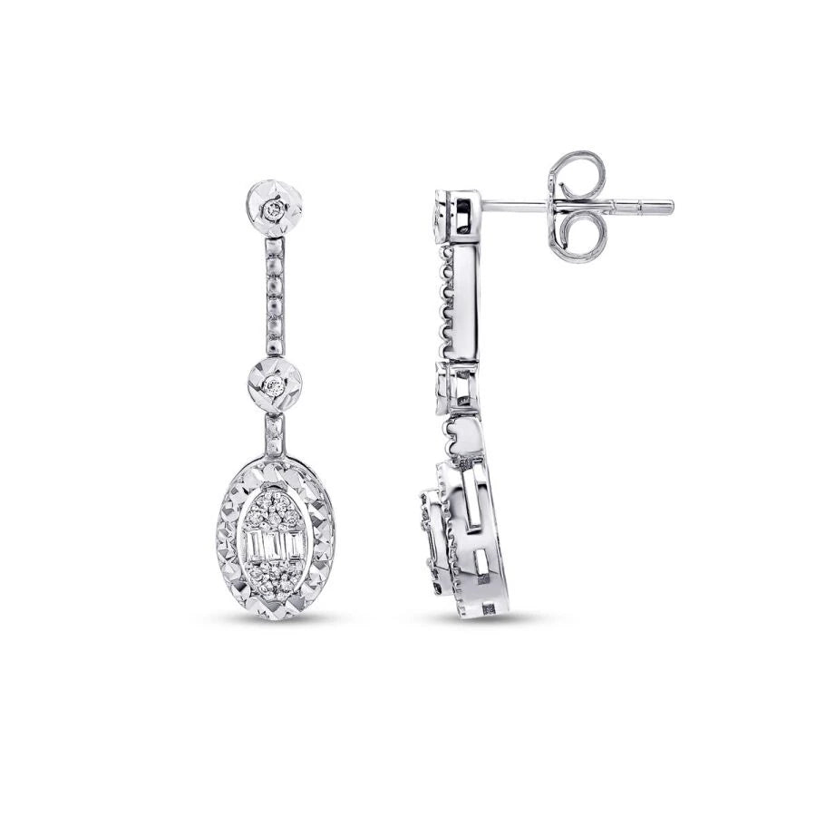0.37 Carat Diamond Baguette Set