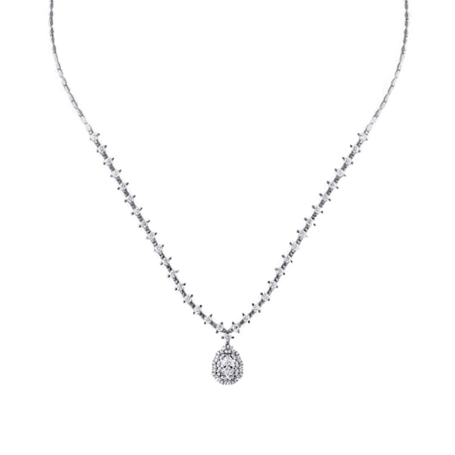 Gold Row Stone Design Neckband