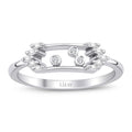 0.09 Carat Diamond Baguette Ring