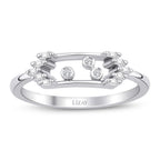 0.09 Carat Diamond Baguette Ring