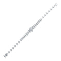 1.47 Carat Diamond Baguette Pear Bracelet