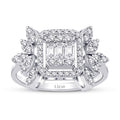 0.58 Carat Diamond Baguette Ring