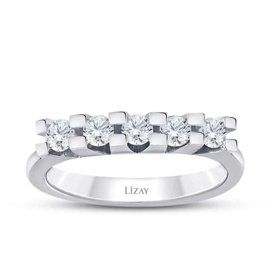 0.45 Carat Diamond Five-Stone Ring