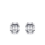 0.17 Carat Diamond Baguette Earrings