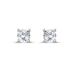 0.70 Carat Diamond Solitaire Earrings
