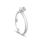 0.30 Carat Diamond Oval Solitaire Engagement Ring