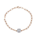 0.17 Carat Diamond Baguette Bracelet