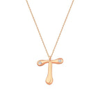 0.04 Carat Diamond Letter T  Necklace