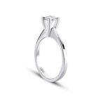0.20 Carat Diamond Round Solitaire Engagement Ring