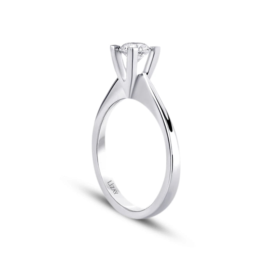 0.20 Carat Diamond Round Solitaire Engagement Ring