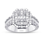 1.63 Carat Diamond Baguette Ring
