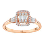 0.32 Carat Diamond Baguette Ring
