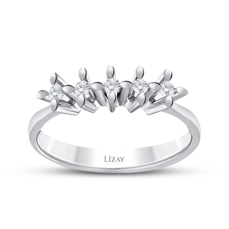 0.15 Carat Diamond Five-Stone Ring