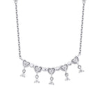 0.39 Carat Diamond Heart Necklace