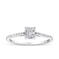 0.21 Carat Diamond Baguette Ring