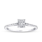0.21 Carat Diamond Baguette Ring