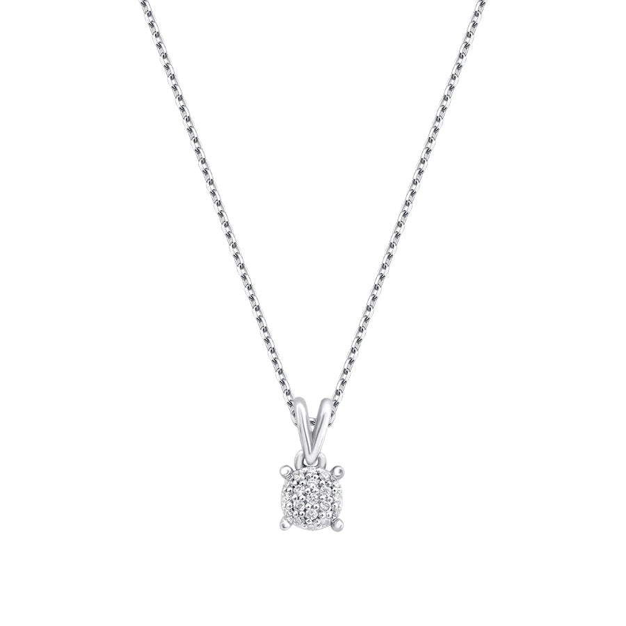 0.06 Carat Diamond Trend Solitaire Necklace