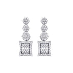 1.58 Carat Diamond Baguette Flower Set
