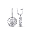 1.10 Carat Diamond Baguette Earrings
