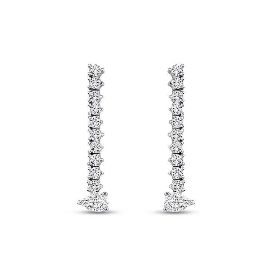 0.99 Carat Diamond Trend Earrings