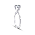 0.80 Carat Diamond Round Solitaire Engagement Ring
