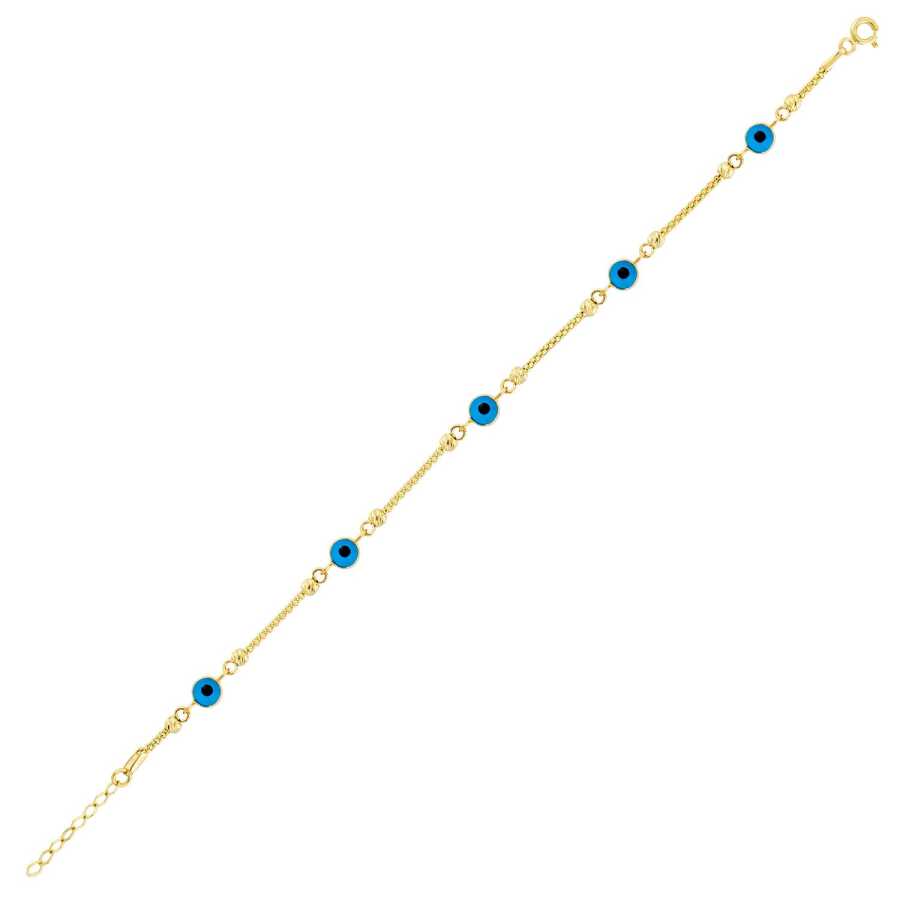Gold Evil Eye Trend Bracelet