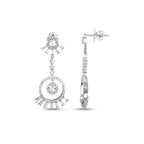 1.44 Carat Diamond Baguette Earrings