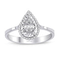 0.11 Carat Diamond Baguette Ring